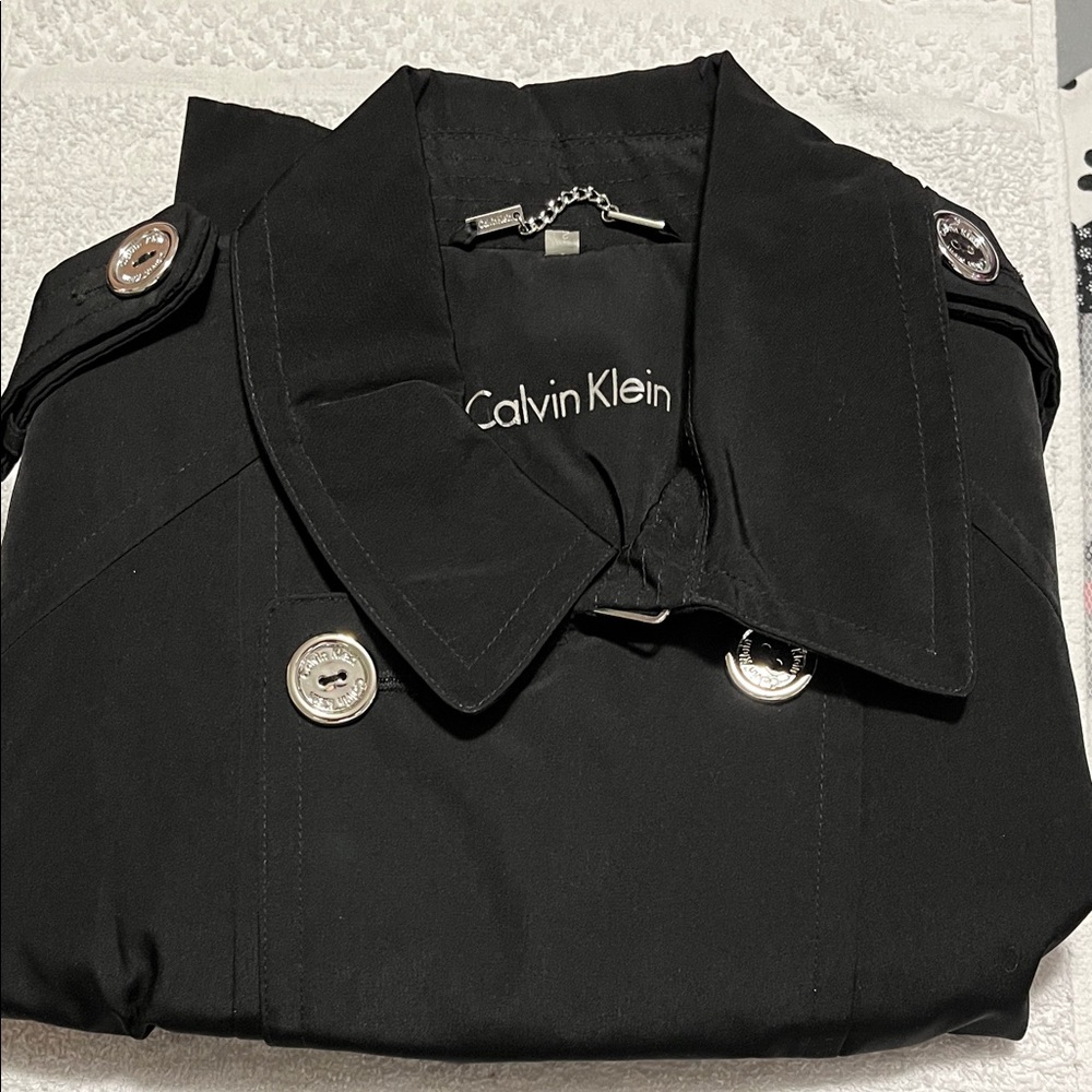 Calvin Klein Elegant Black Coat